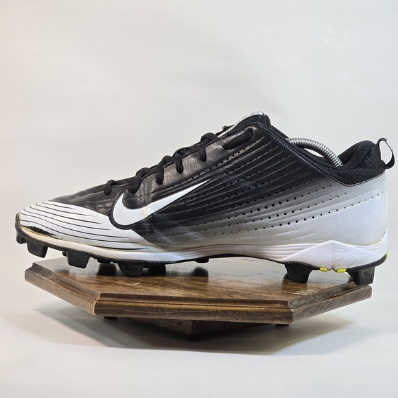 Nike Vapor Strike 5 TD Shoes Mens Size 13 Black White Baseball Cleats 684698-010 - Picture 8 of 10